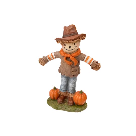 Mini Scarecrow with Pumpkins by Ashland®